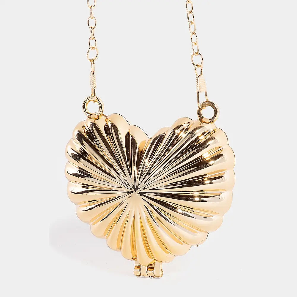 mini clutch - heart shape