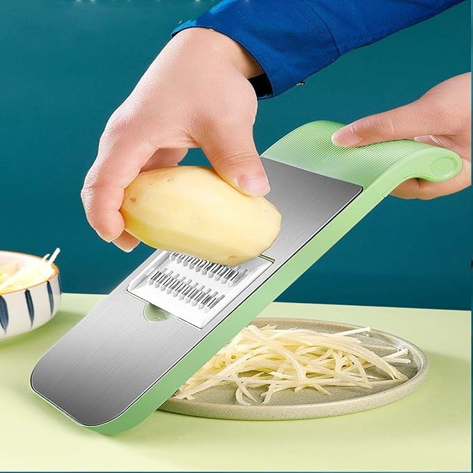 5 in 1 Multifunctional Vegetable Cutter for Kitchen with Stainless Steel Blades