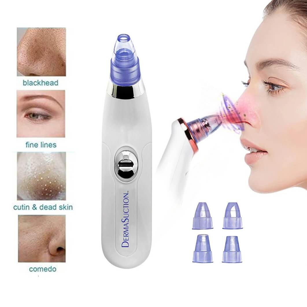 Blackhead Remover, Pore Vacuum Electric Black Head Remover For Face | 5 Suction Power For Men & Women