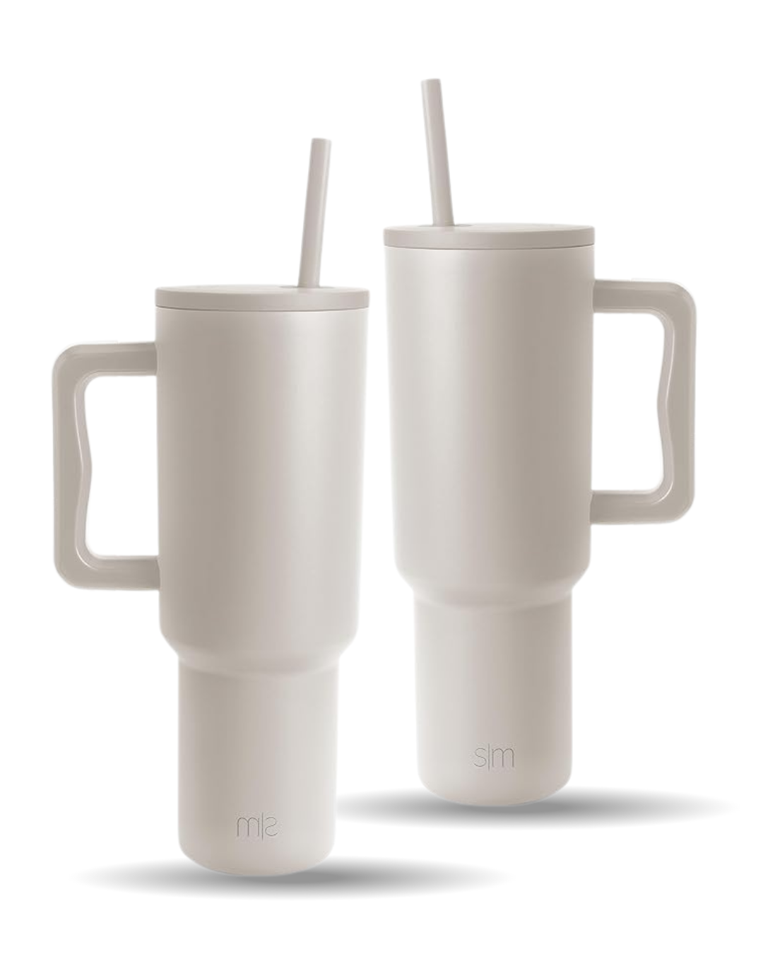 Simple Modern Tumbler with Handle and Straw Lid