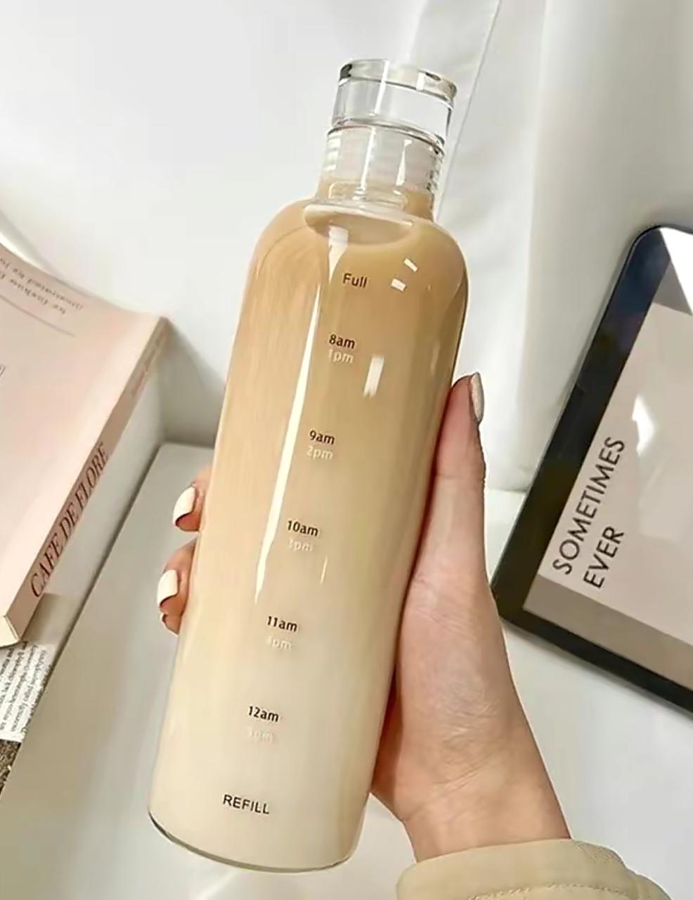 Acrylic Transparent Bottle With Time Scale