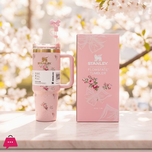 The Stanley X LoveShackFancy Holiday Quencher | 40 OZ