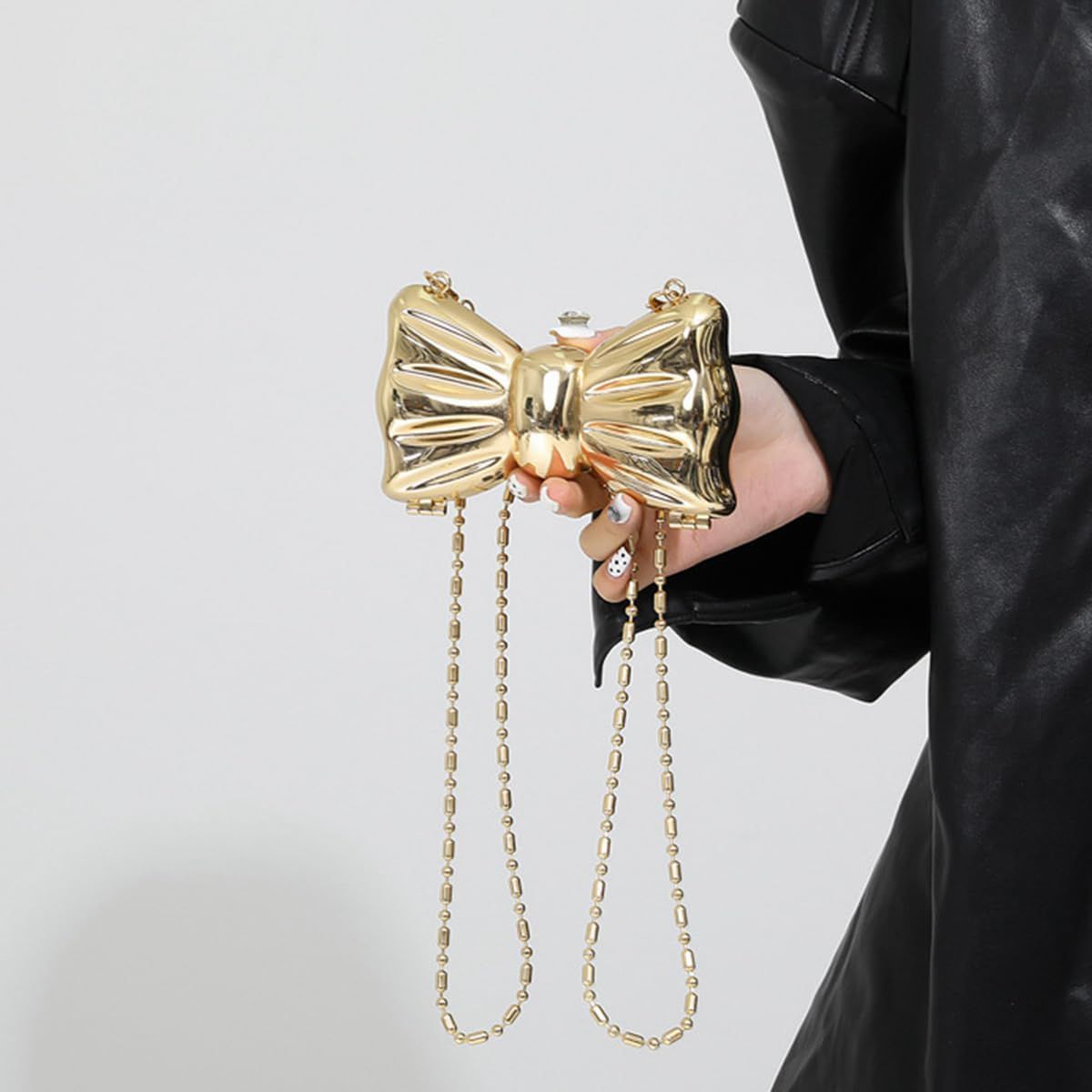 Mini Bow Clutch Purse