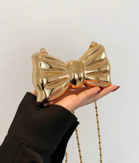 Mini Bow Clutch Purse