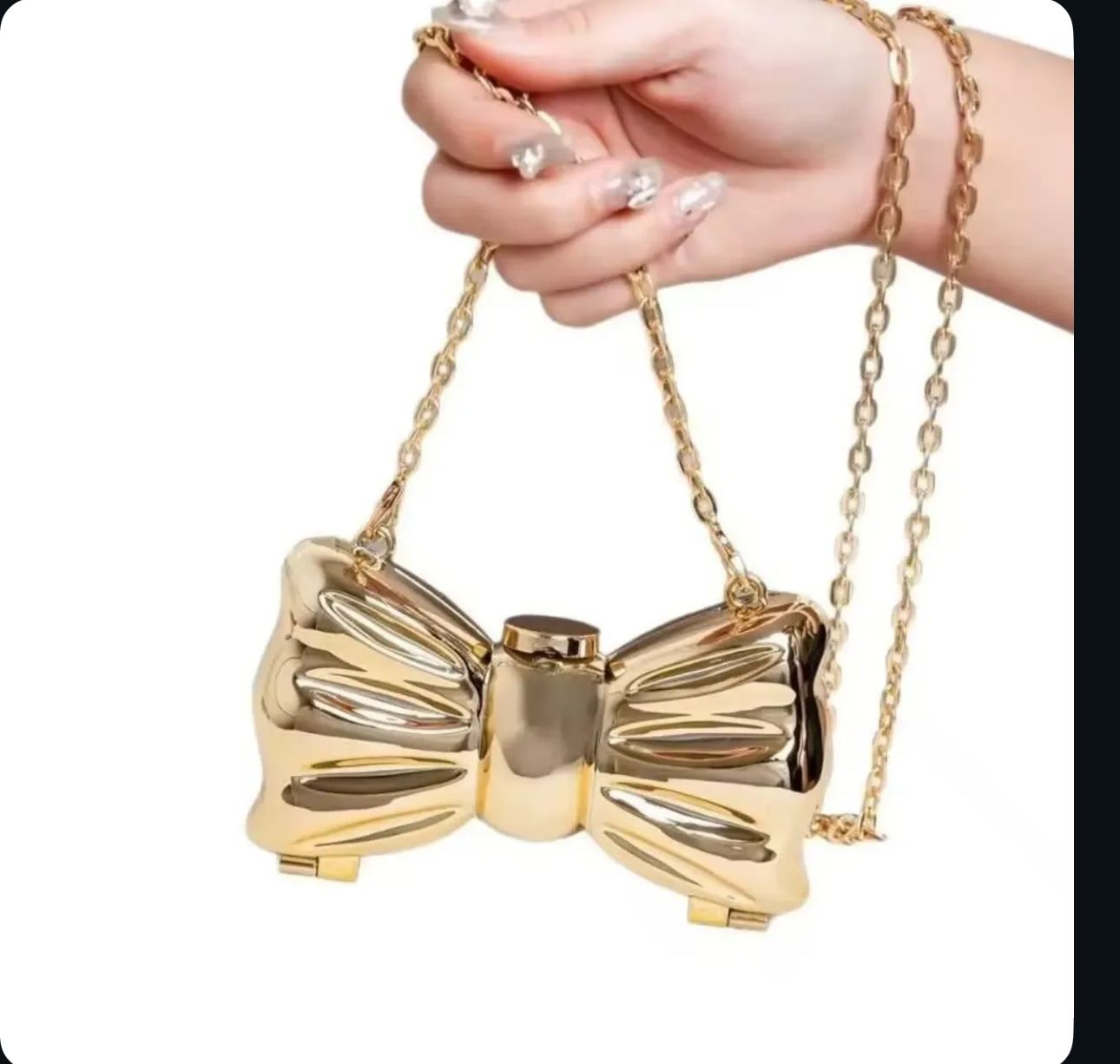 Mini Bow Clutch Purse
