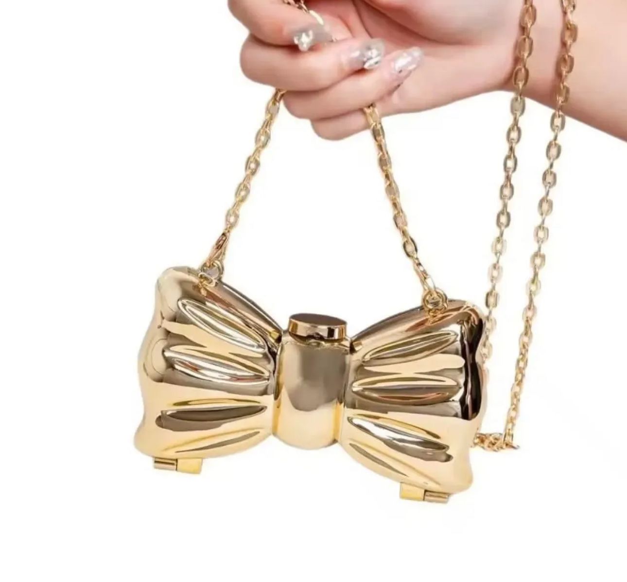 Mini Bow Clutch Purse